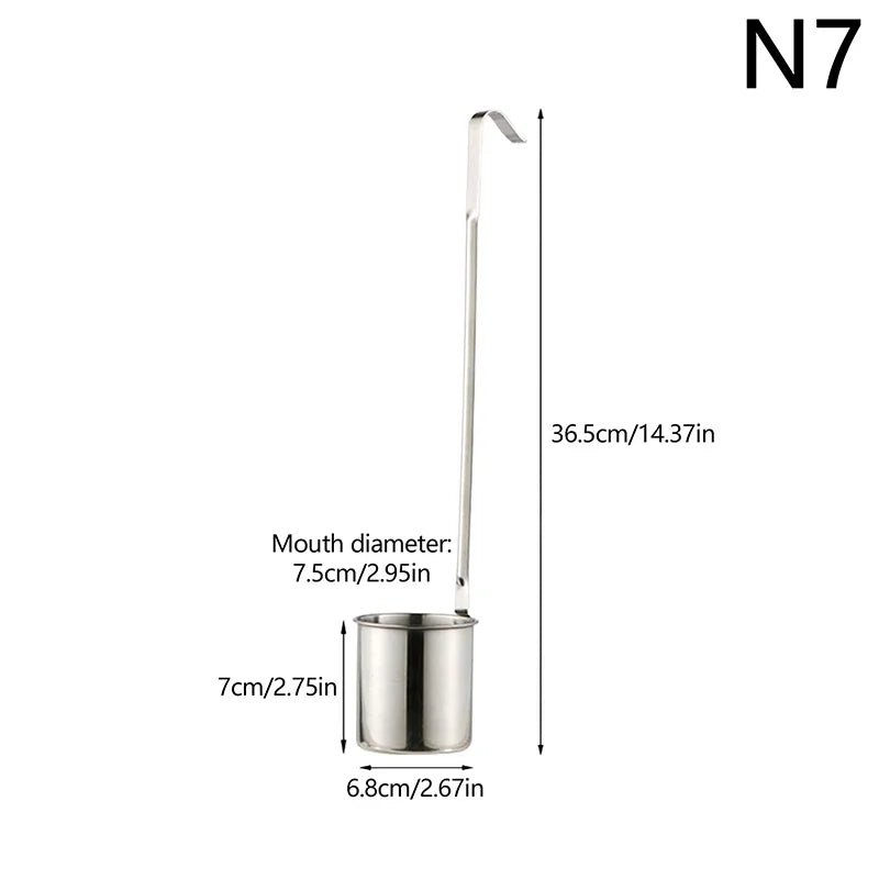 Copo Medidor de Aço Inoxidável 1PC Ideal para Molhos, Óleos, Café e