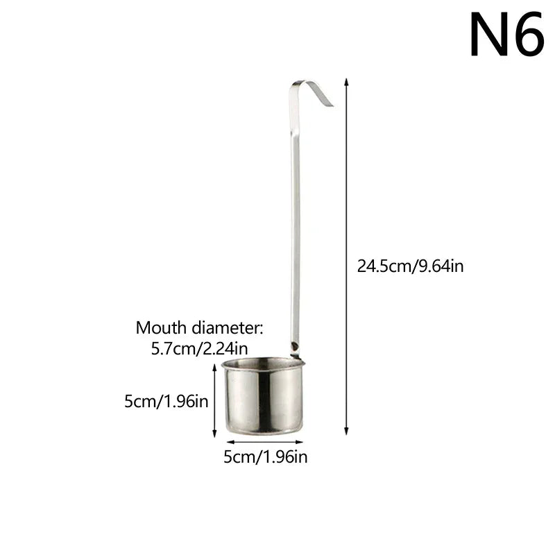 Copo Medidor de Aço Inoxidável 1PC Ideal para Molhos, Óleos, Café e