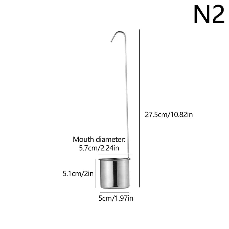 Copo Medidor de Aço Inoxidável 1PC Ideal para Molhos, Óleos, Café e