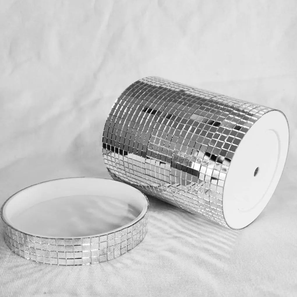 Vaso Quadrado de Cerâmica com Acabamento Disco