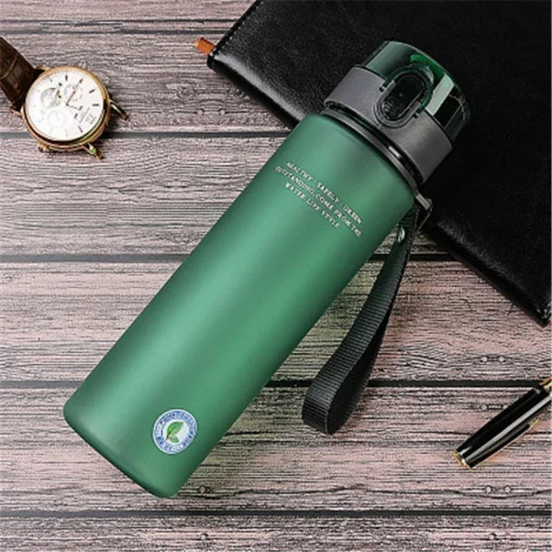 Garrafa de Água 400ml/560ml – BPA Free, à Prova de Vazamento, Ideal para Fitness e Aventura