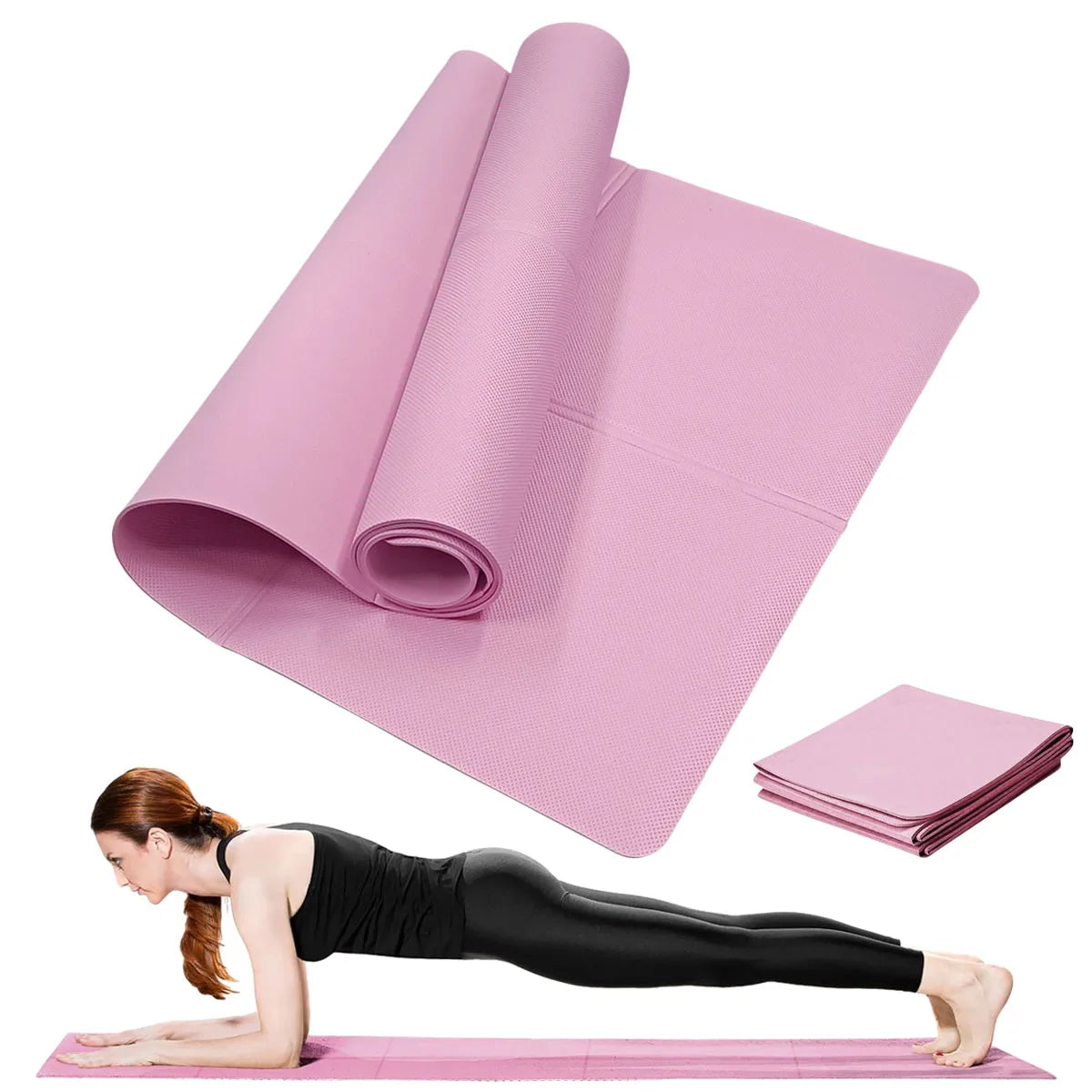 Tapete de Yoga 4mm – Antiderrapante para Exercícios