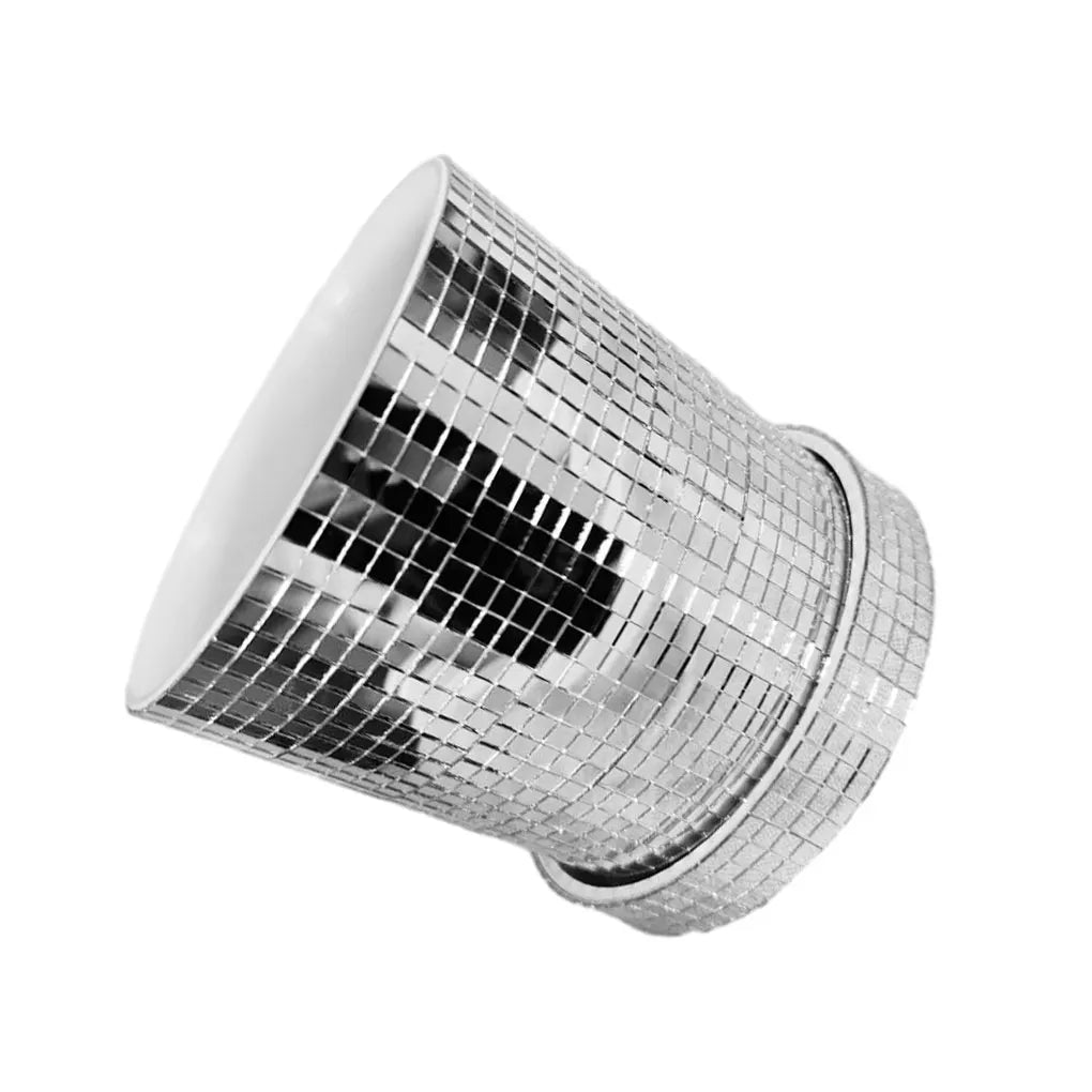 Vaso Quadrado de Cerâmica com Acabamento Disco