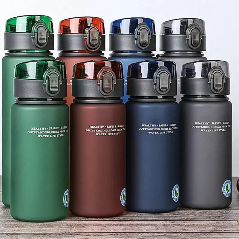 Garrafa de Água 400ml/560ml – BPA Free, à Prova de Vazamento, Ideal para Fitness e Aventura