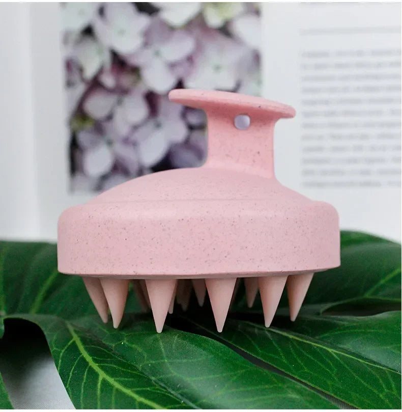 Escova de Massagem e Limpeza para Couro Cabeludo