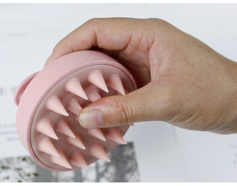 Escova de Massagem e Limpeza para Couro Cabeludo