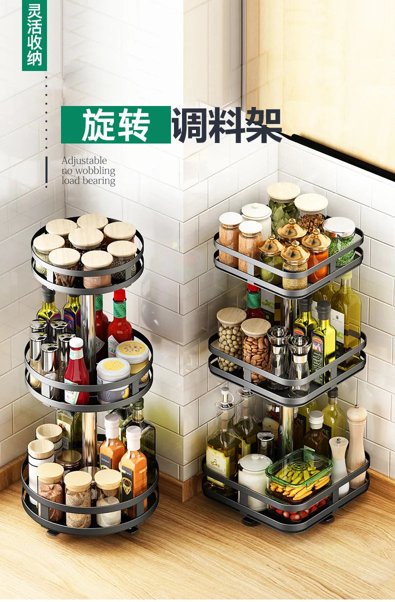 Organizador de Temperos 360° Giratório