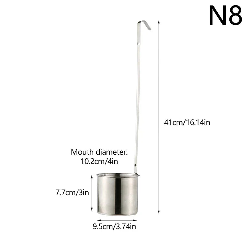 Copo Medidor de Aço Inoxidável 1PC  Ideal para Molhos, Óleos, Café e